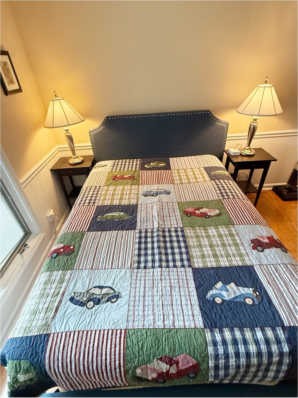 Pottery Barn Kids Twin Quilt - Vintage Cars